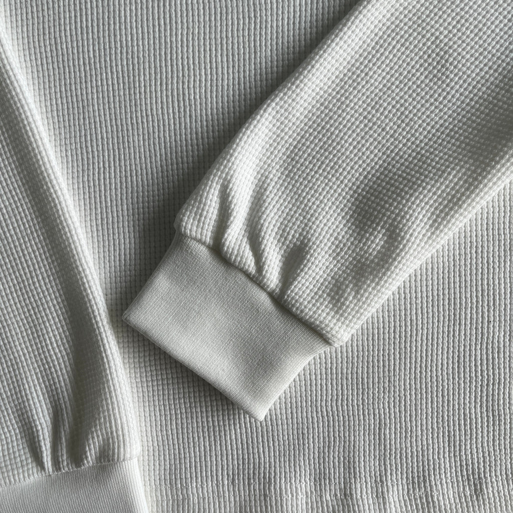 Corteiz White Waffle Longsleeve
