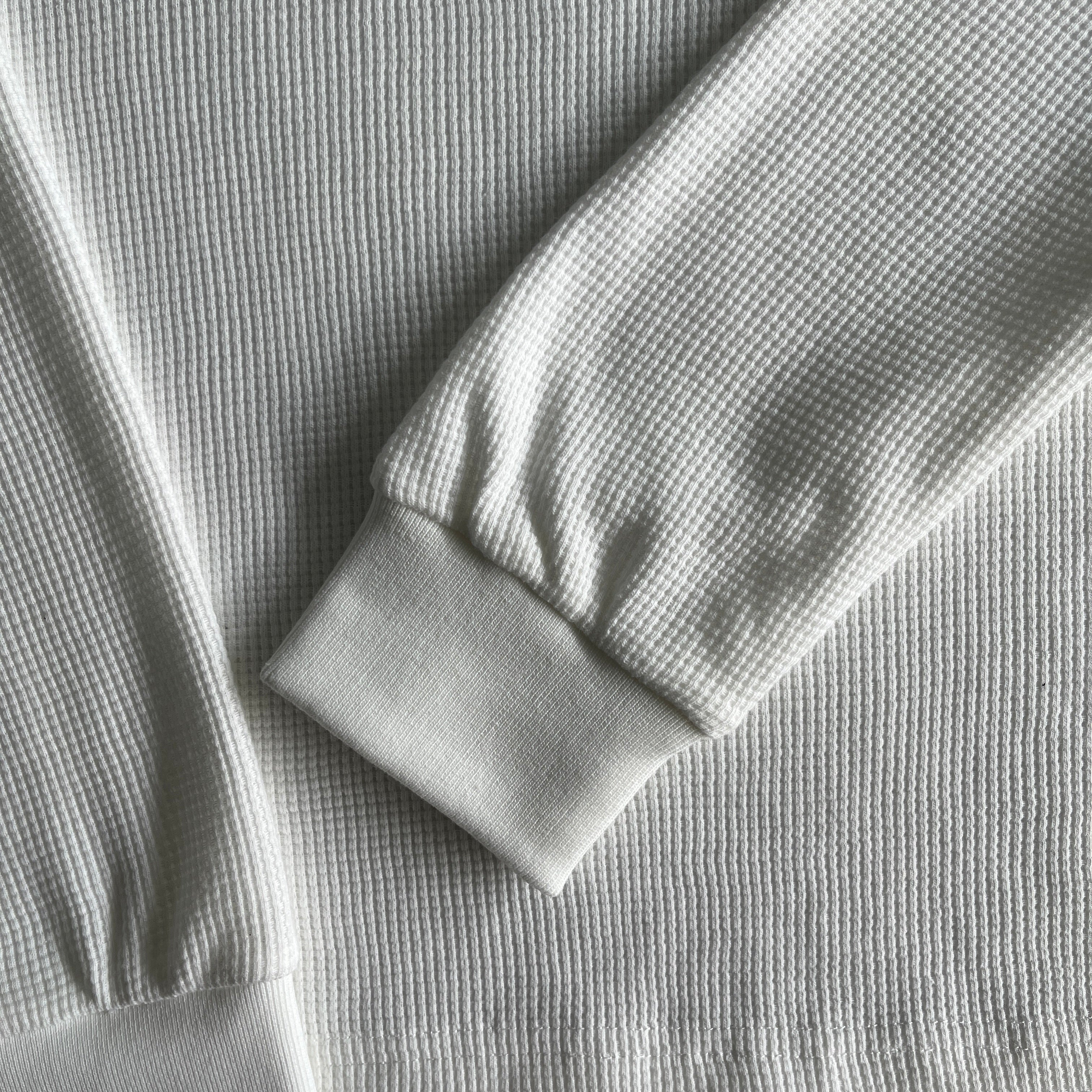 Corteiz White Waffle Longsleeve