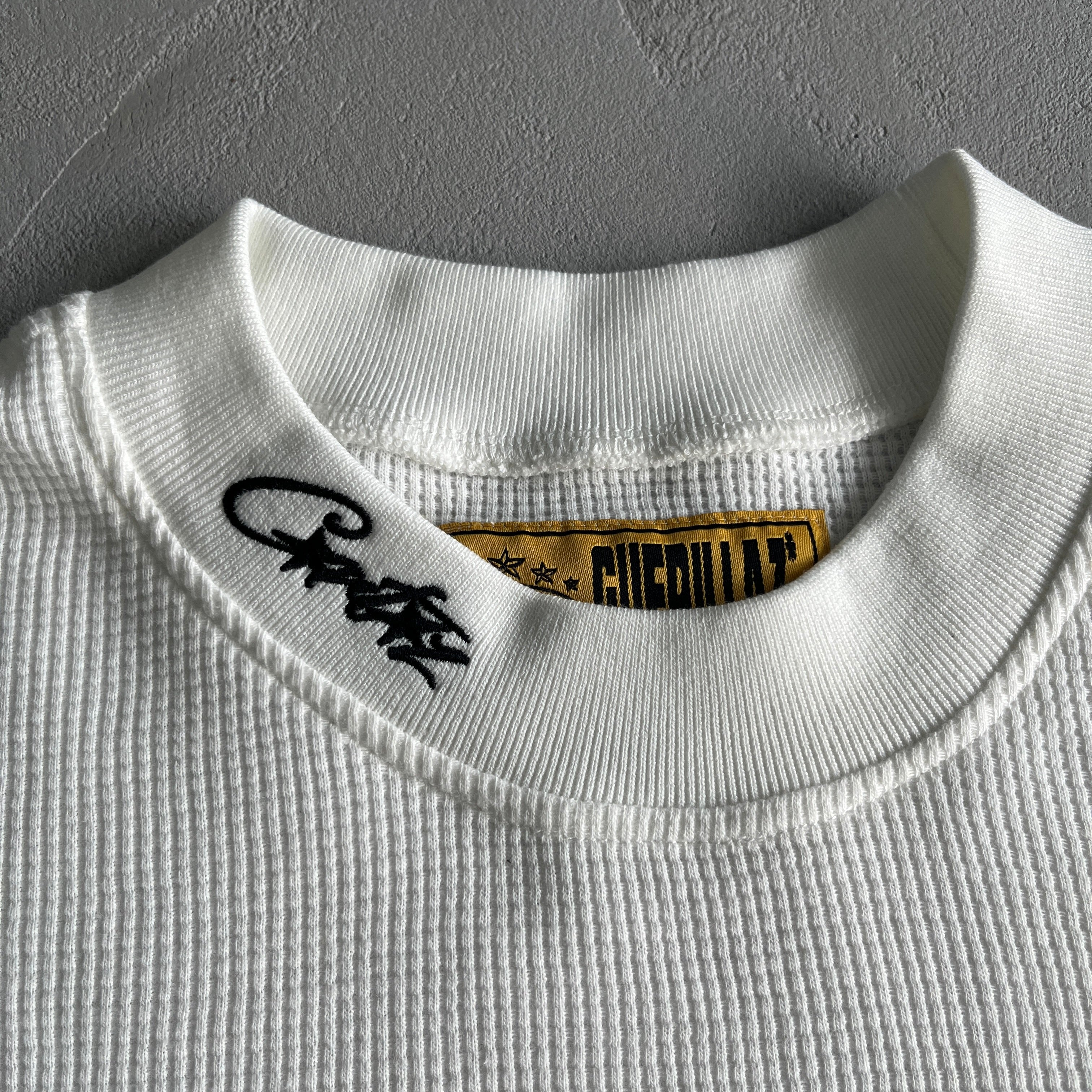 Corteiz White Waffle Longsleeve